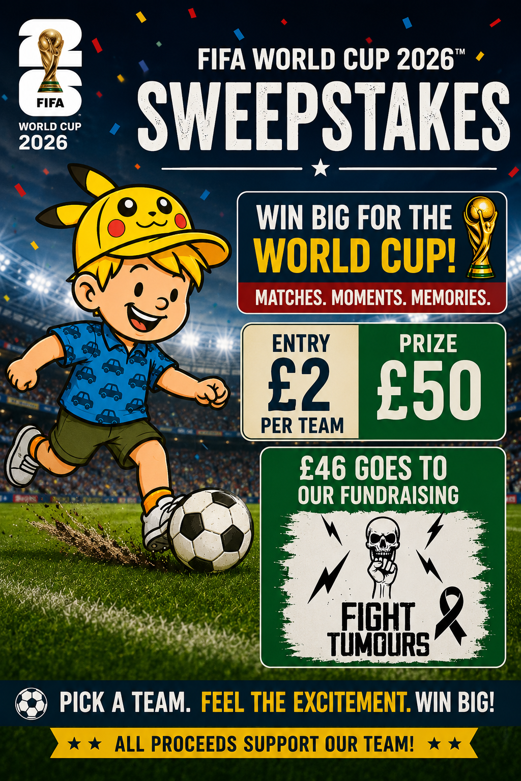 Max's Amazing FIFA World Cup 2026 SWEEPSTAKES!!!!