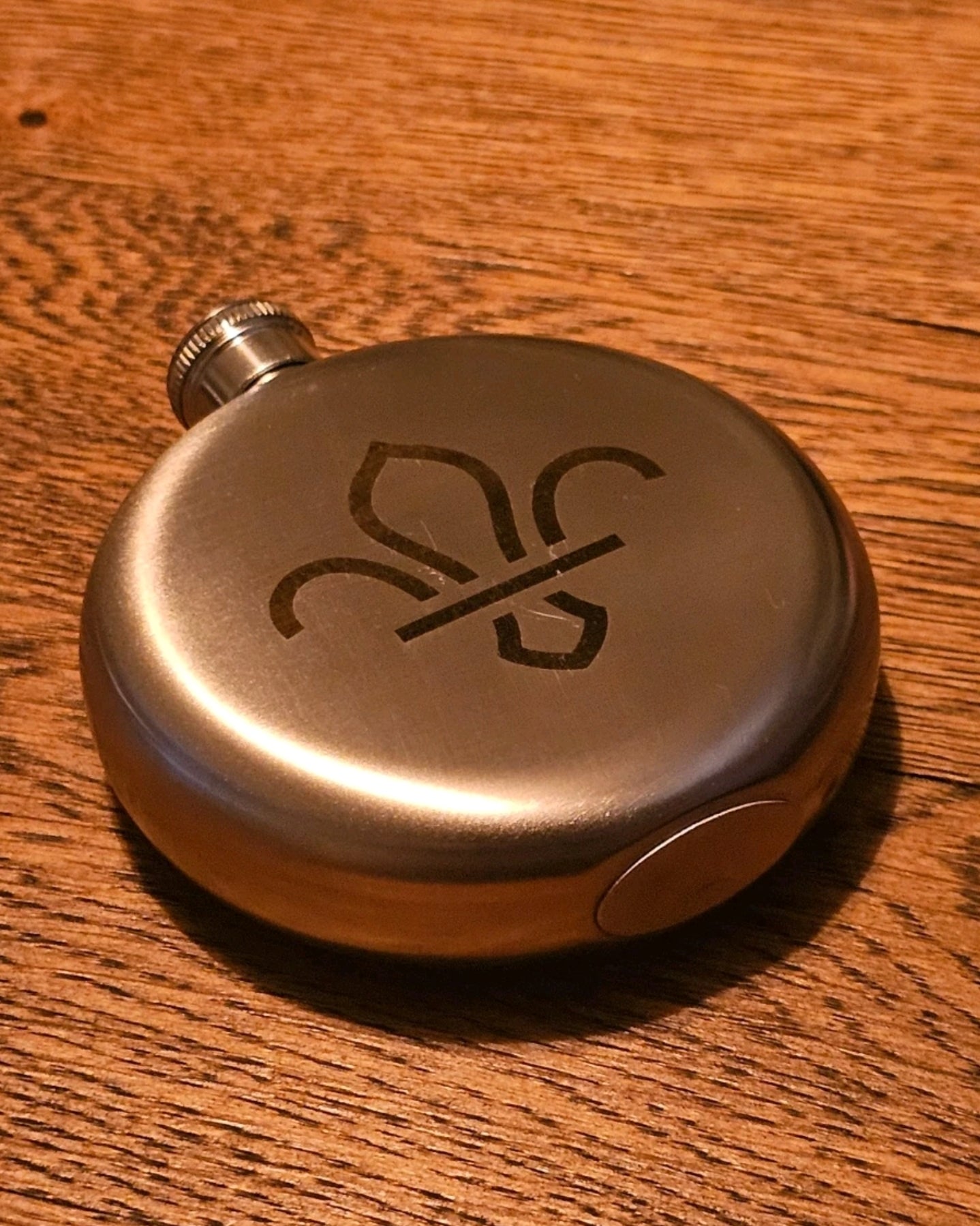 Custom Round Hipflasks