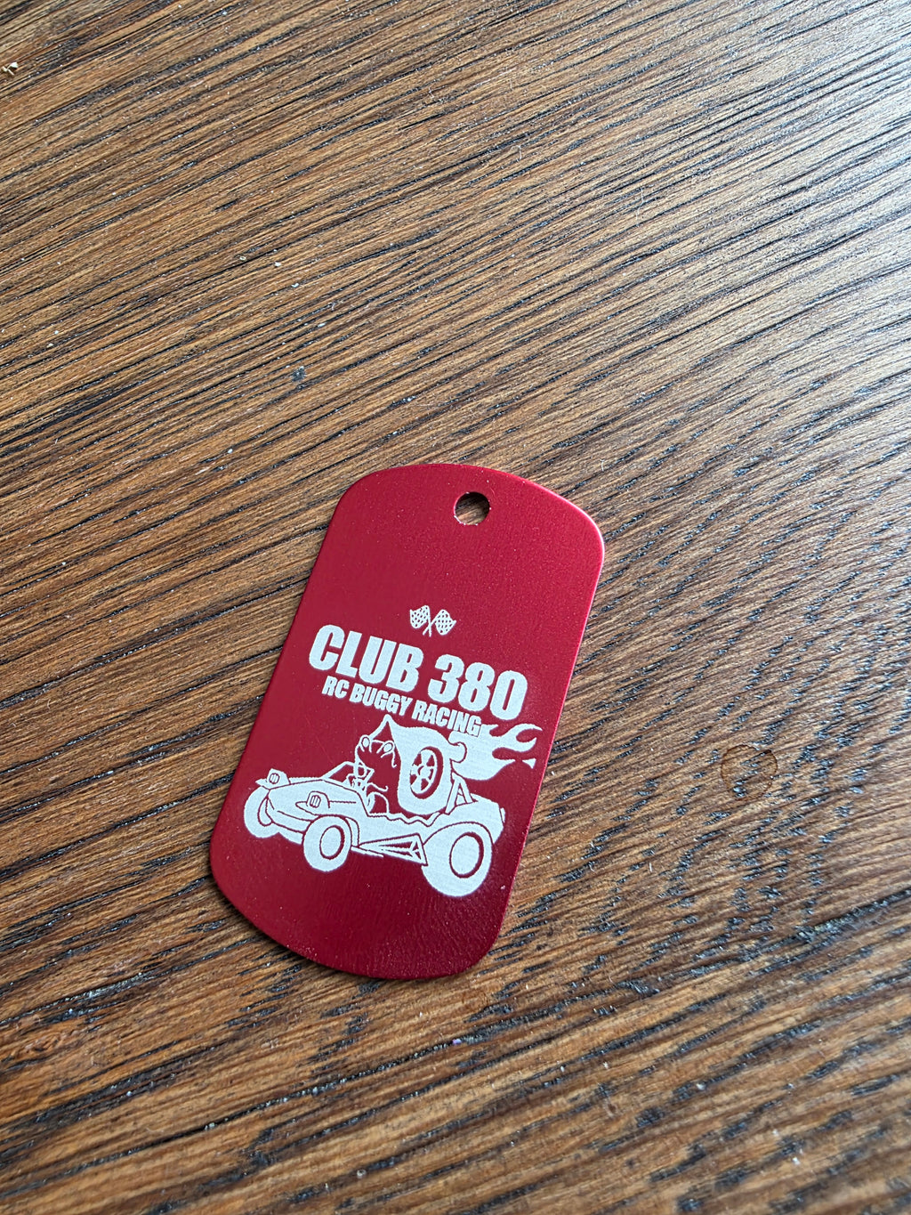 Club 380 Dog Tag - Necklace or keyrings