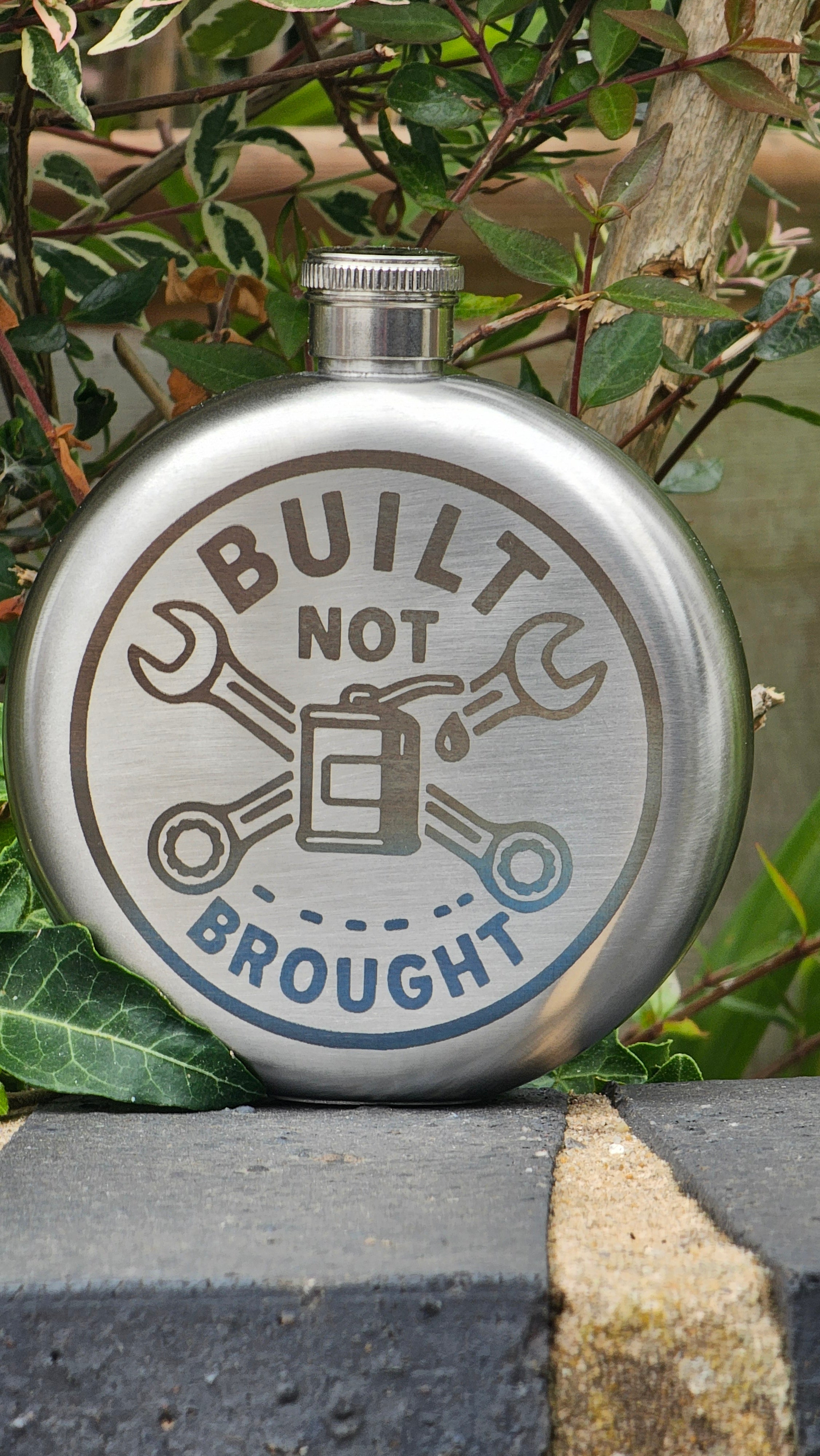 Custom Round Hipflasks