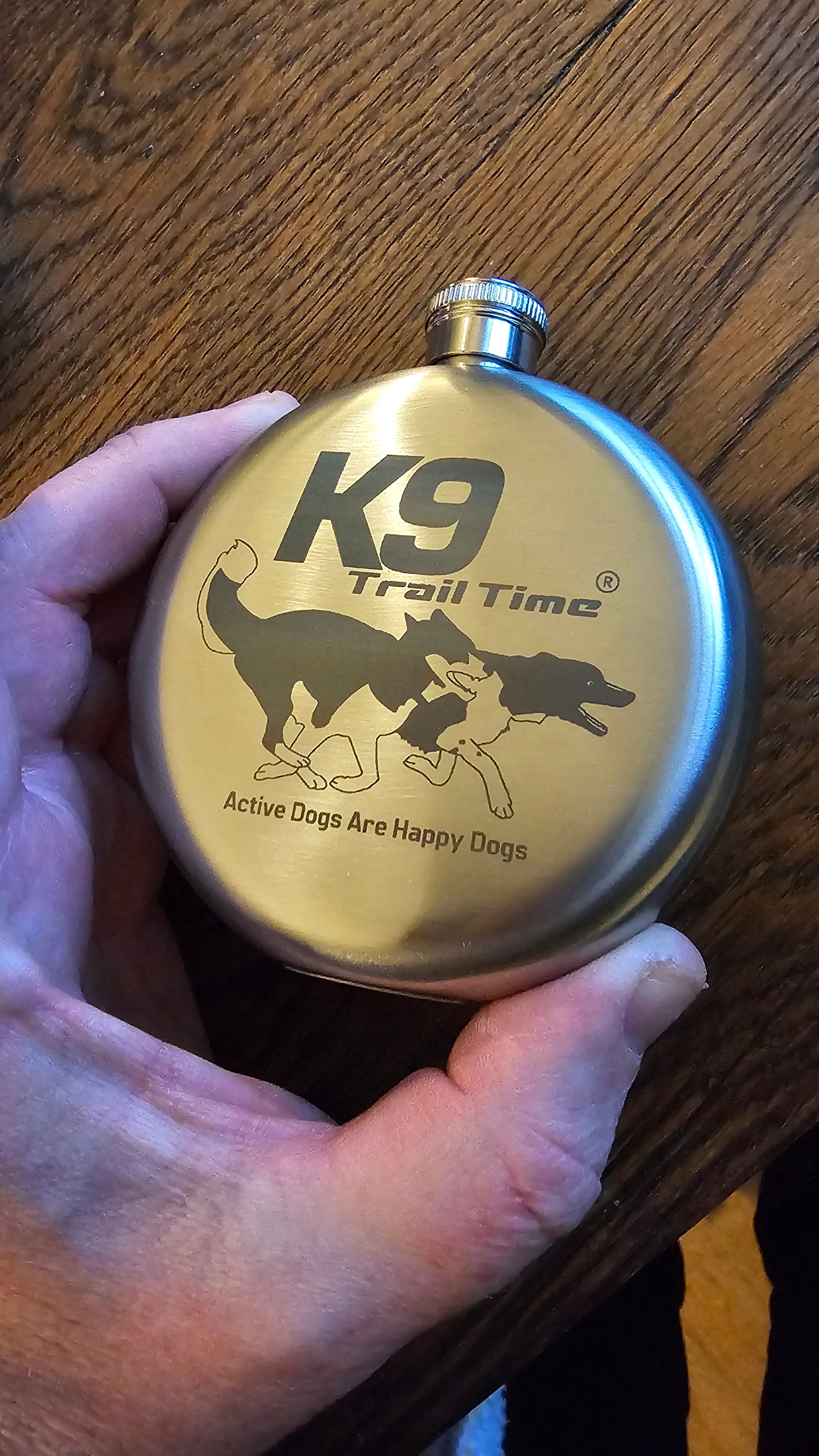 Custom Round Hipflasks