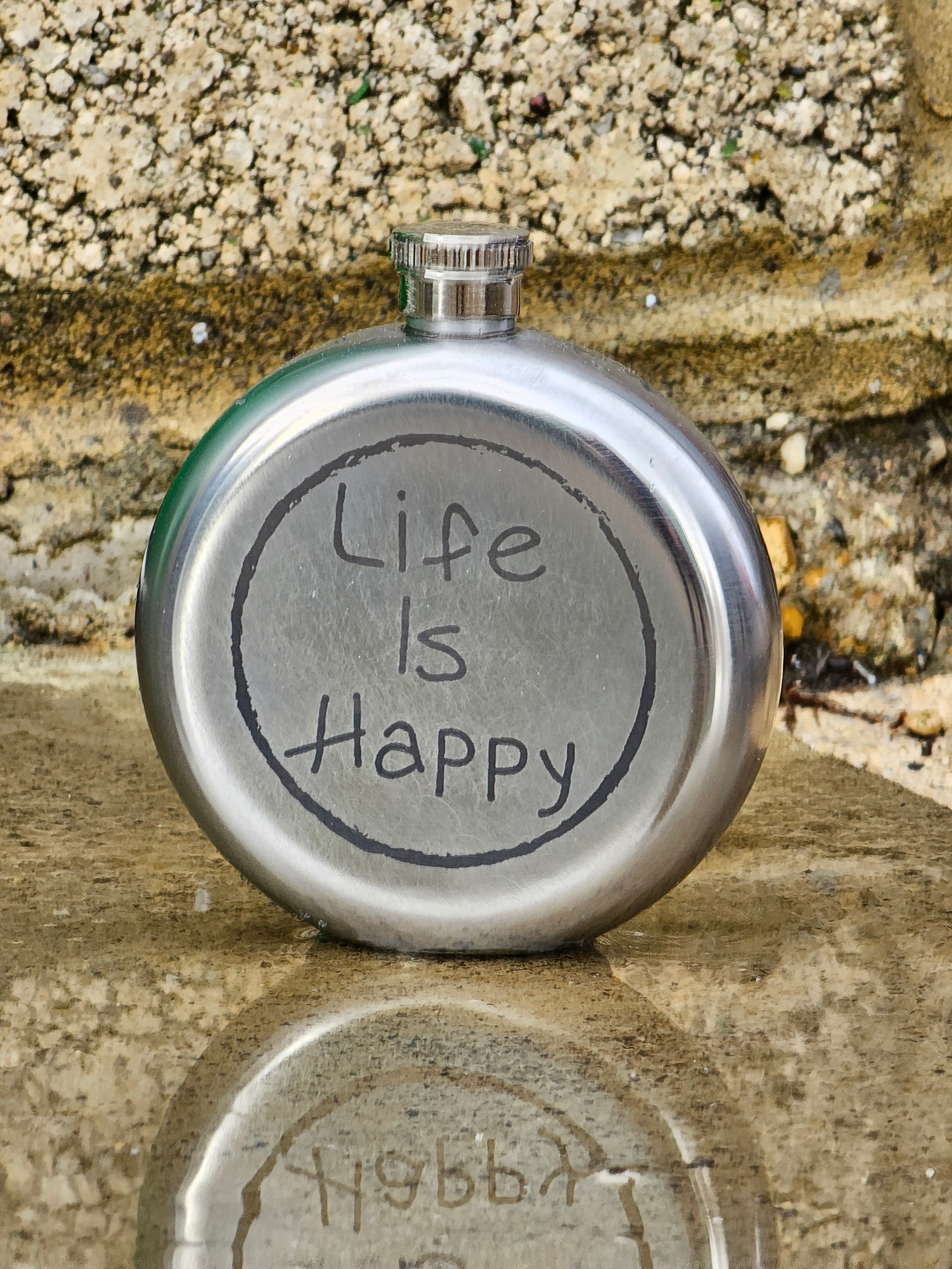 Custom Round Hipflasks