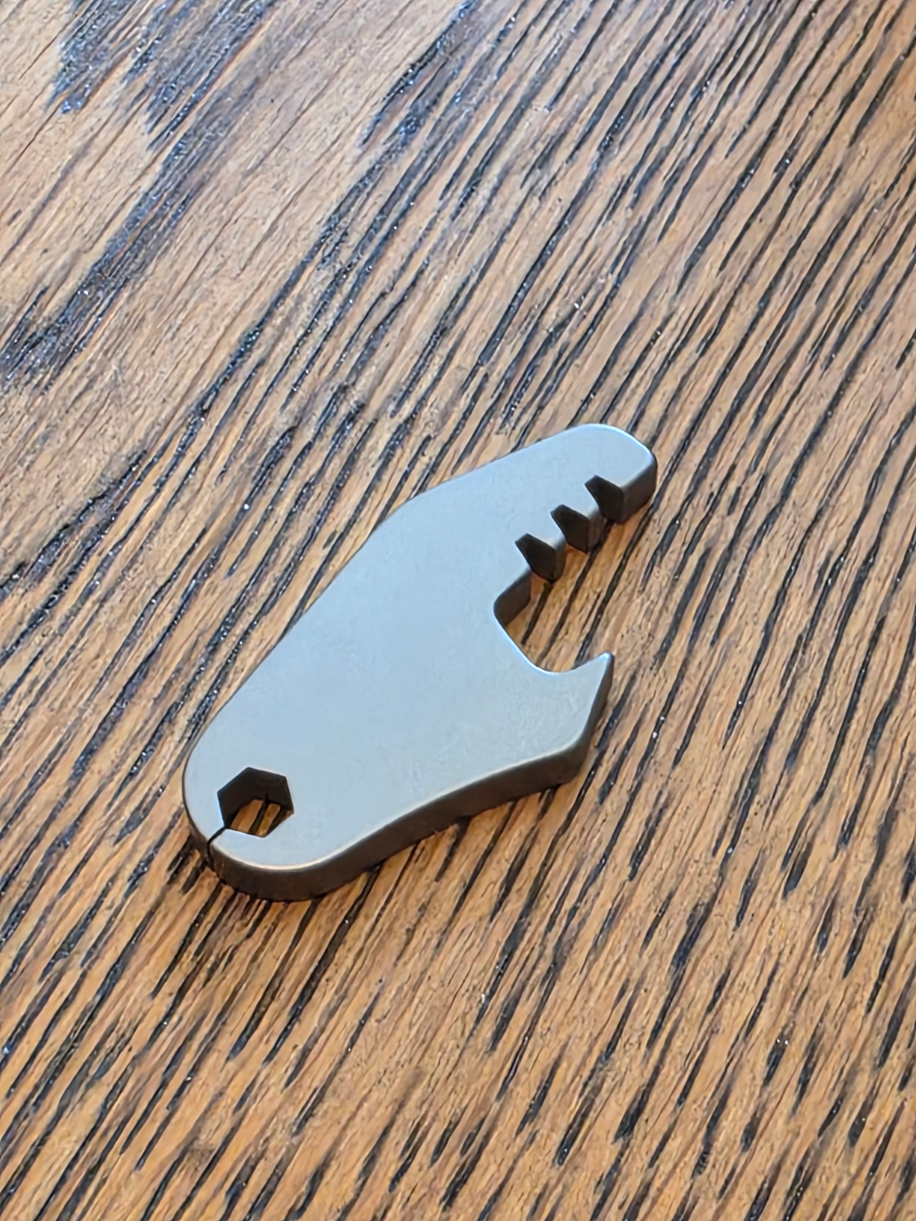 Custom Titanium Mini Bottle Opener