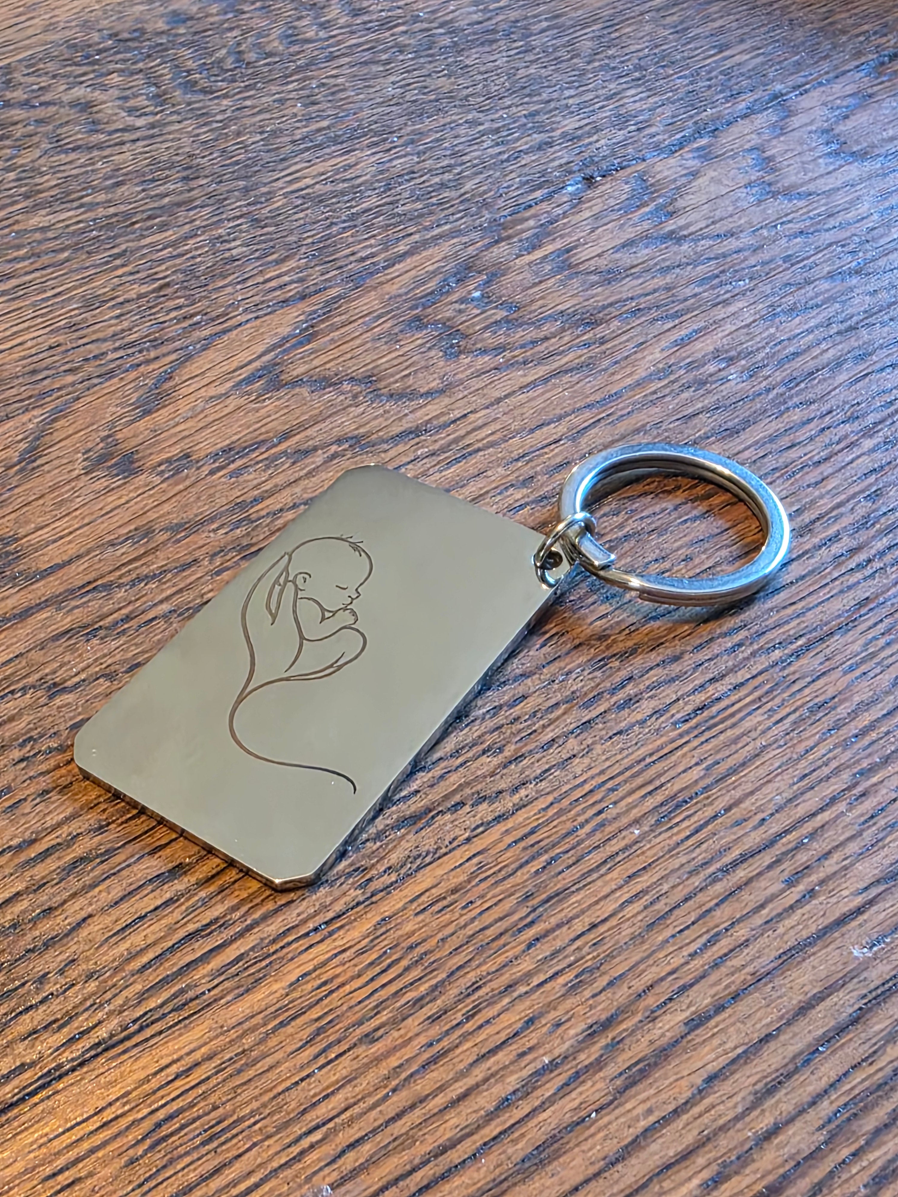 Custom Stainless Steel Keyring