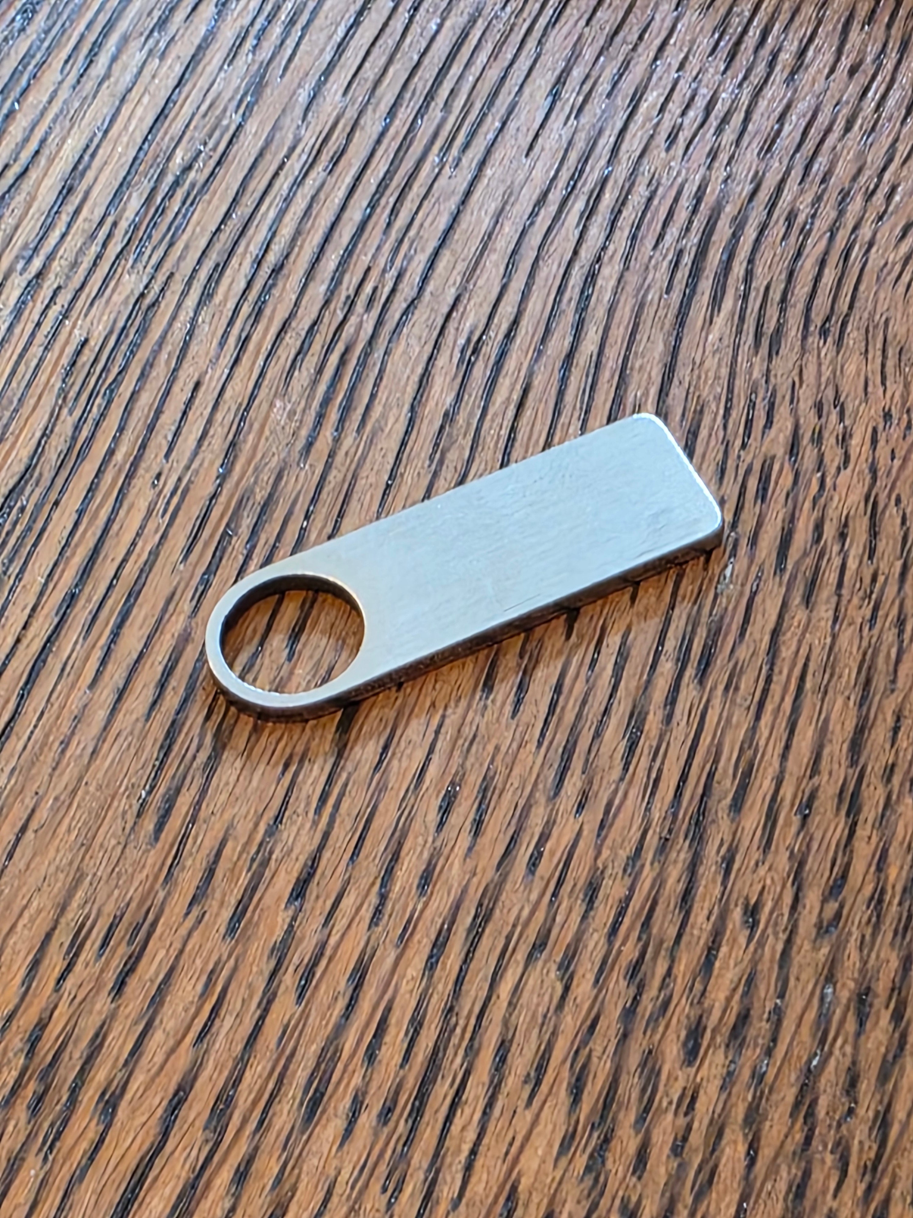 Custom Stainless Tag/Keyring