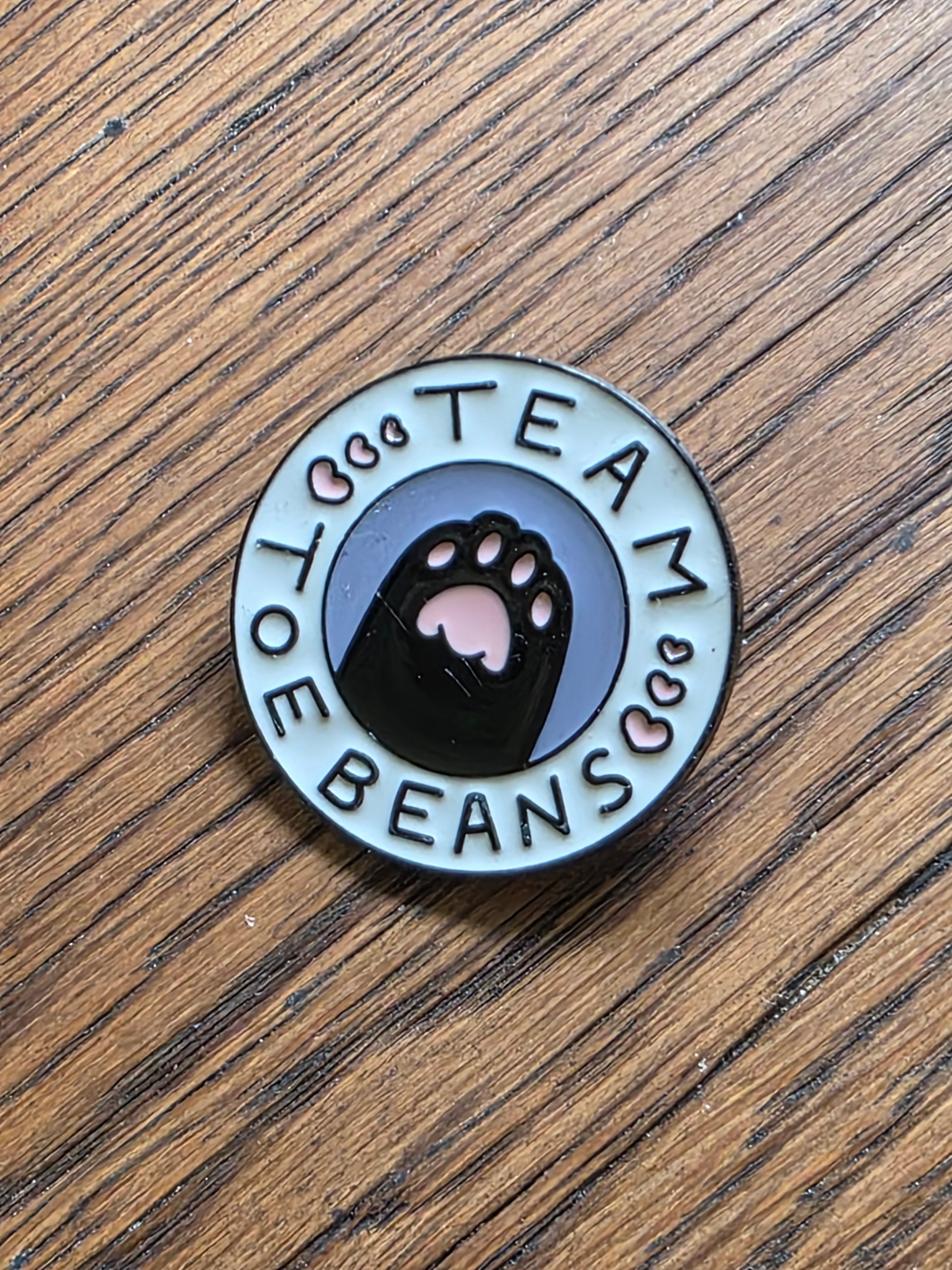Team toe beans - Pin badge