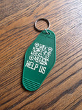 Retro Motel Keyring - Customisable
