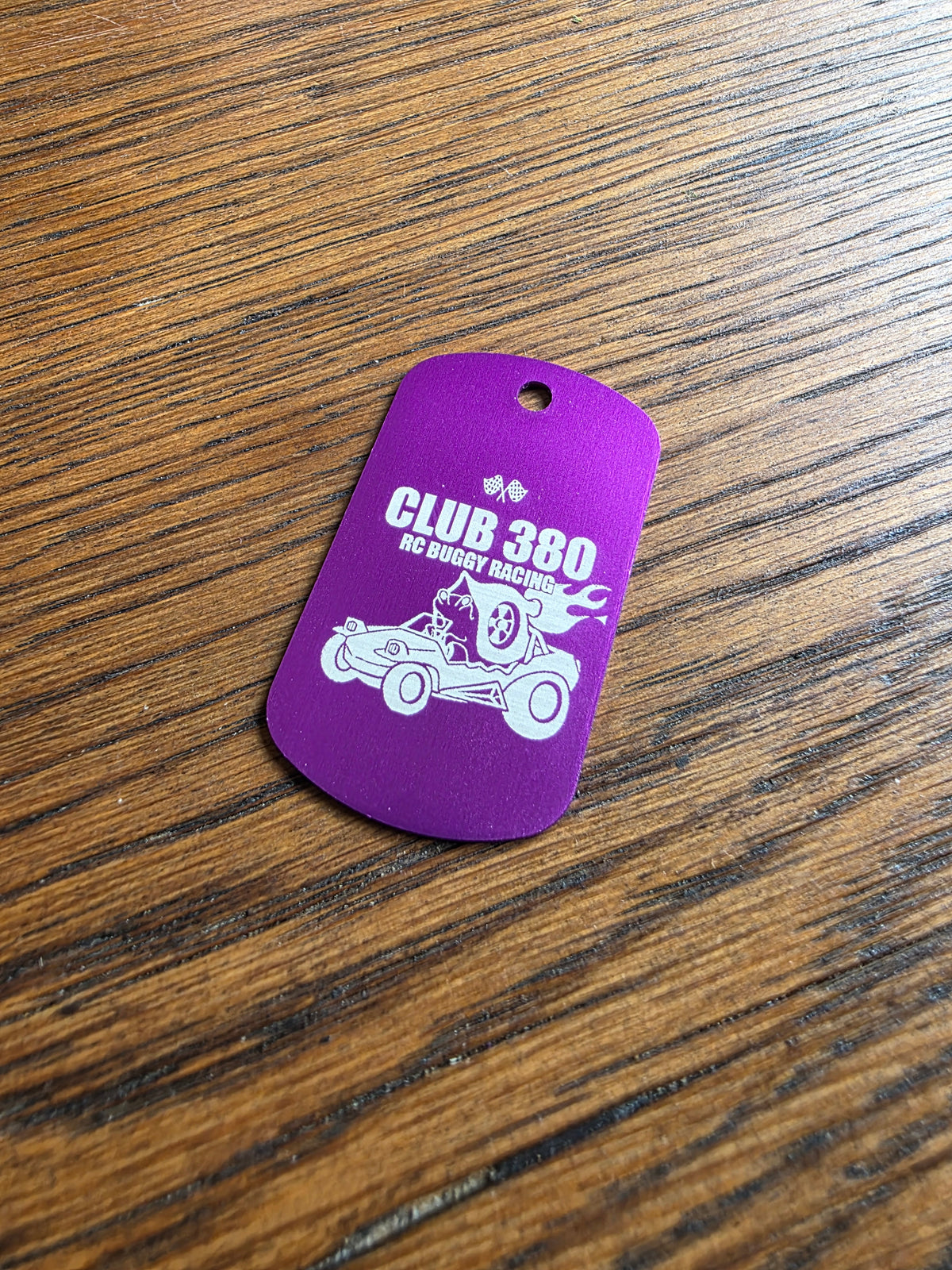 Club 380 Dog Tag - Necklace or keyrings