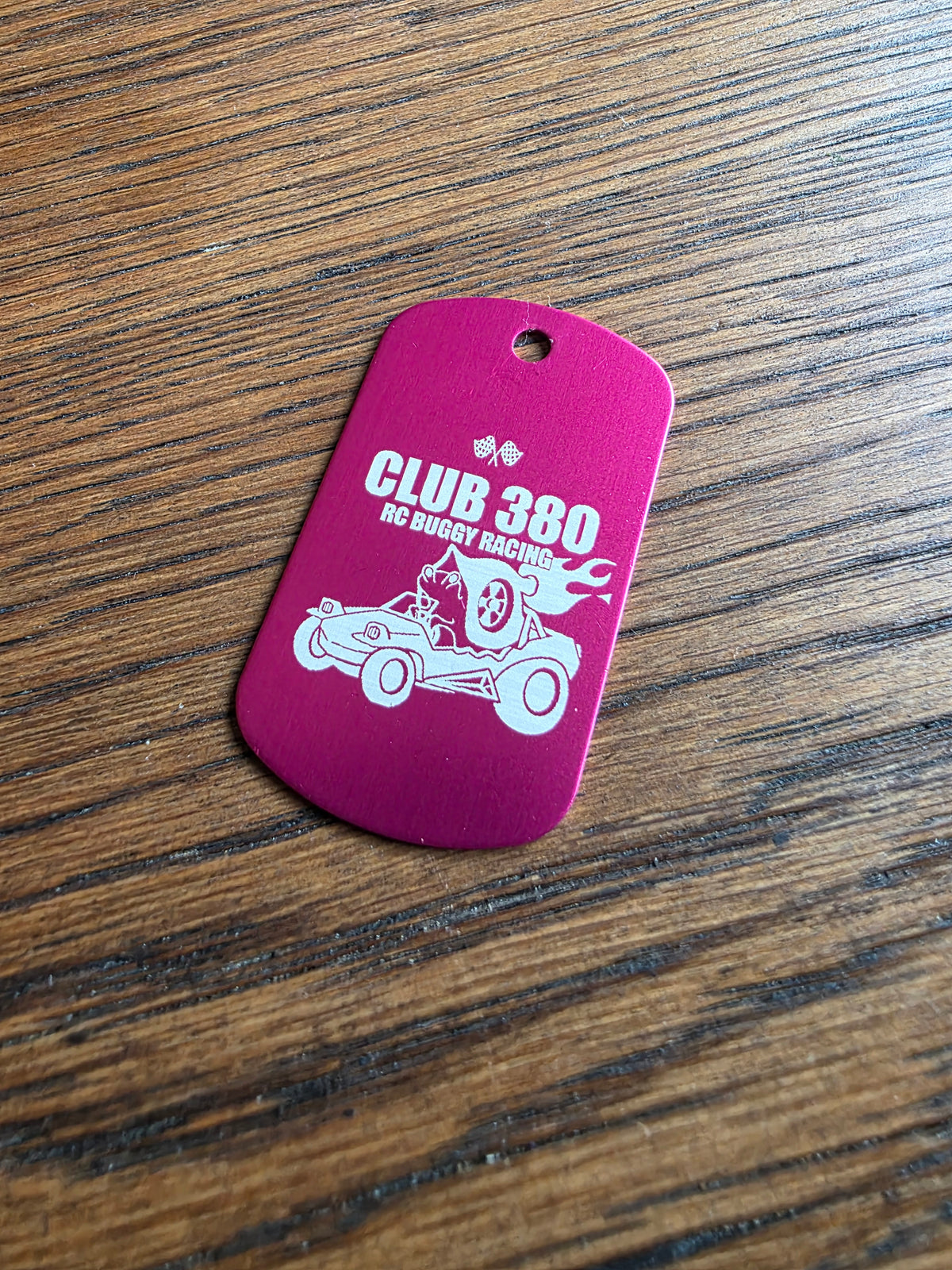 Club 380 Dog Tag - Necklace or keyrings
