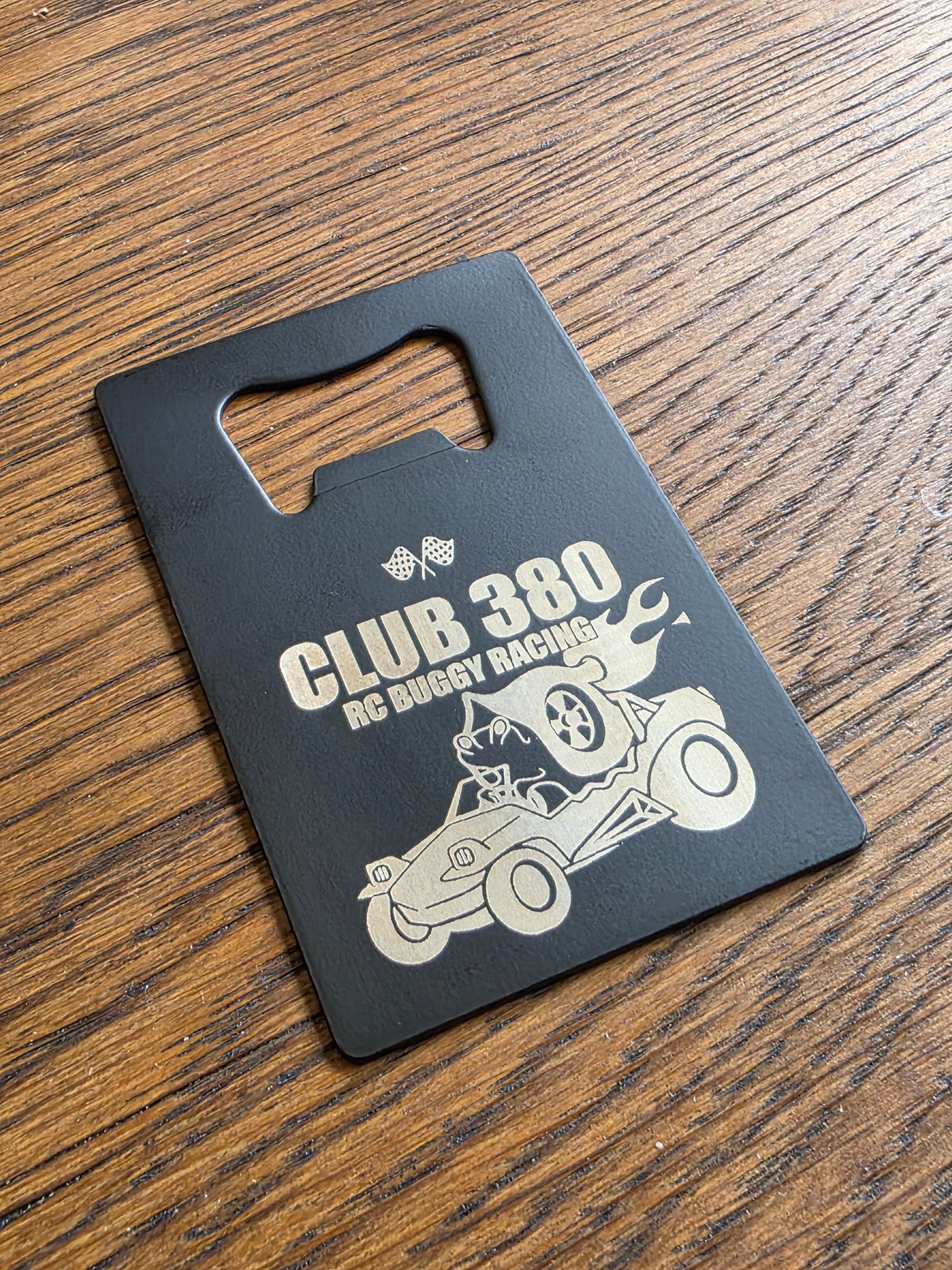 Club 380 Bottle Opener Credit Card