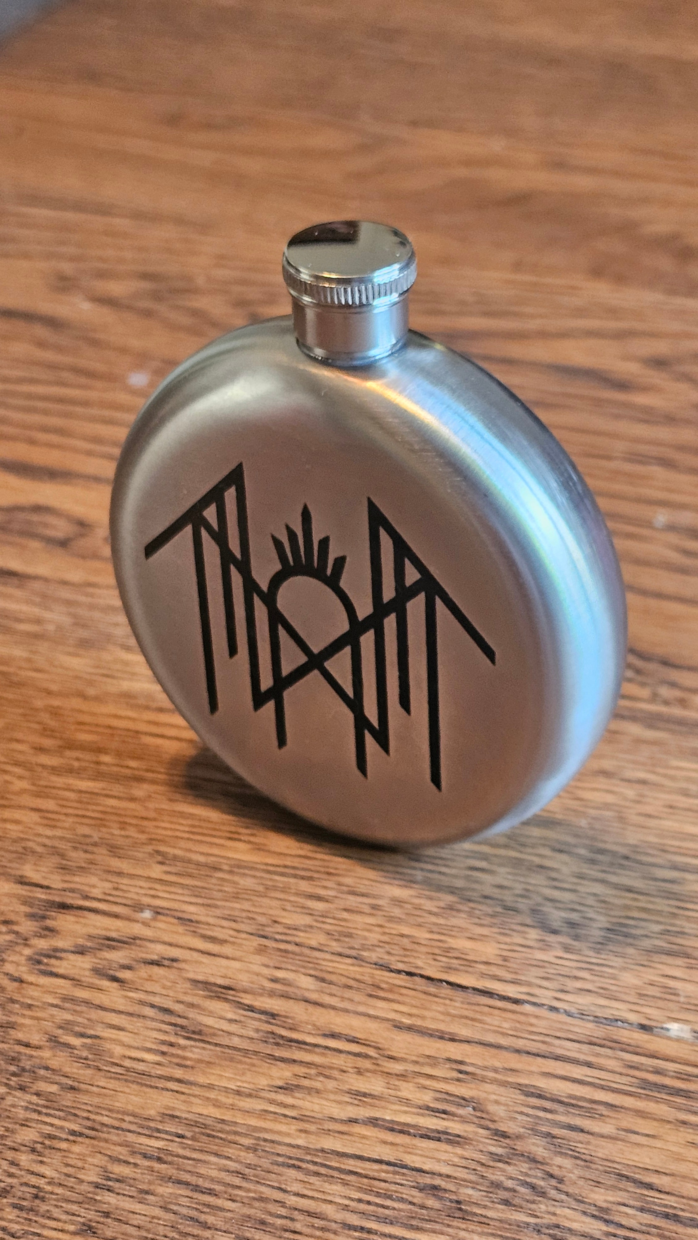 Custom Round Hipflasks