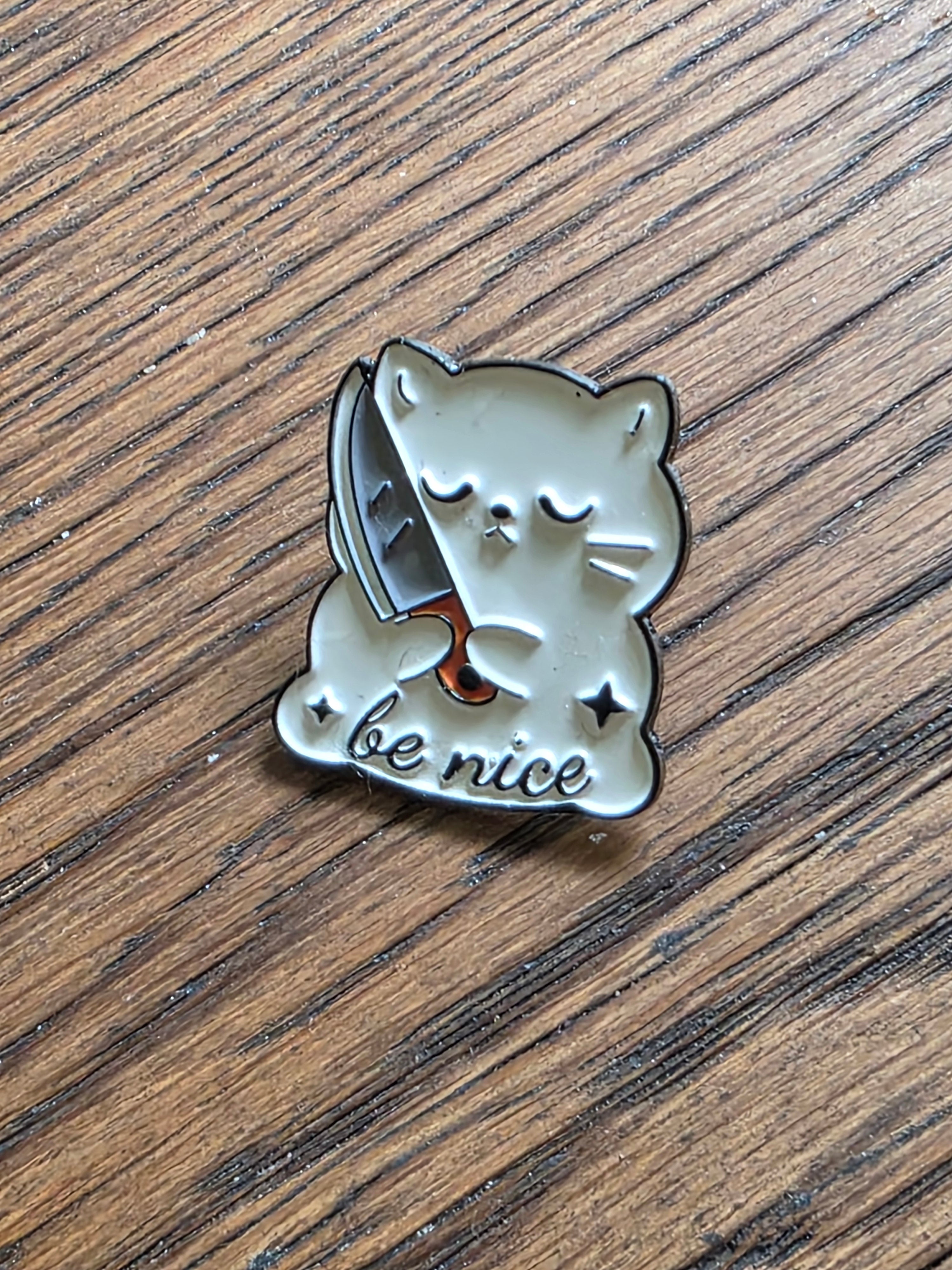 Be nice - Pin badge