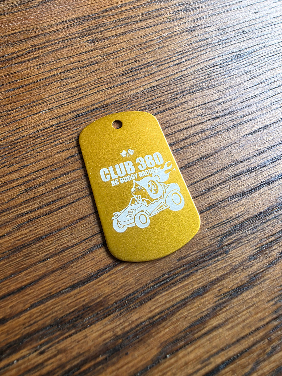 Club 380 Dog Tag - Necklace or keyrings