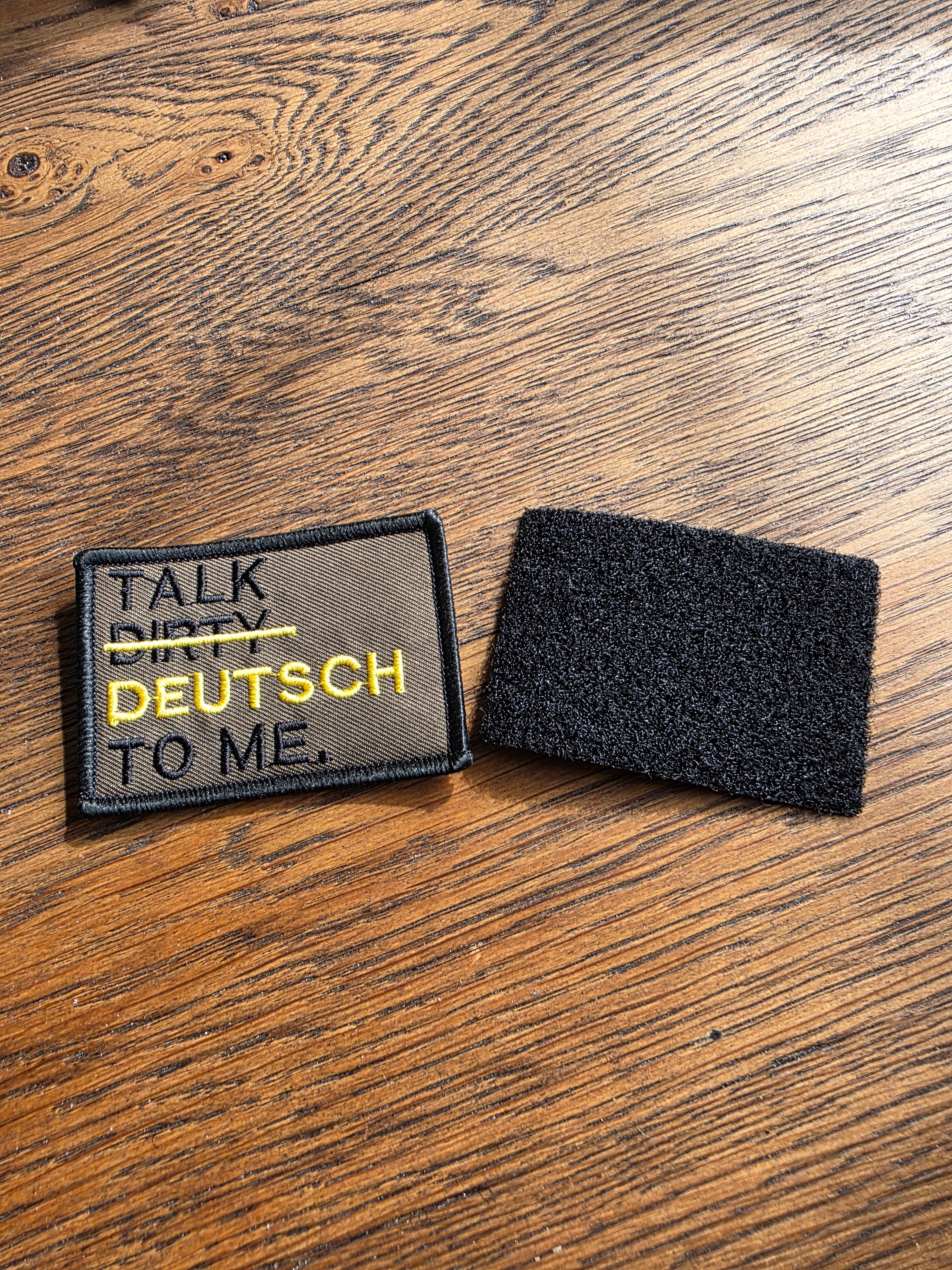 Talk Deutsch to me - Embroidered Patch