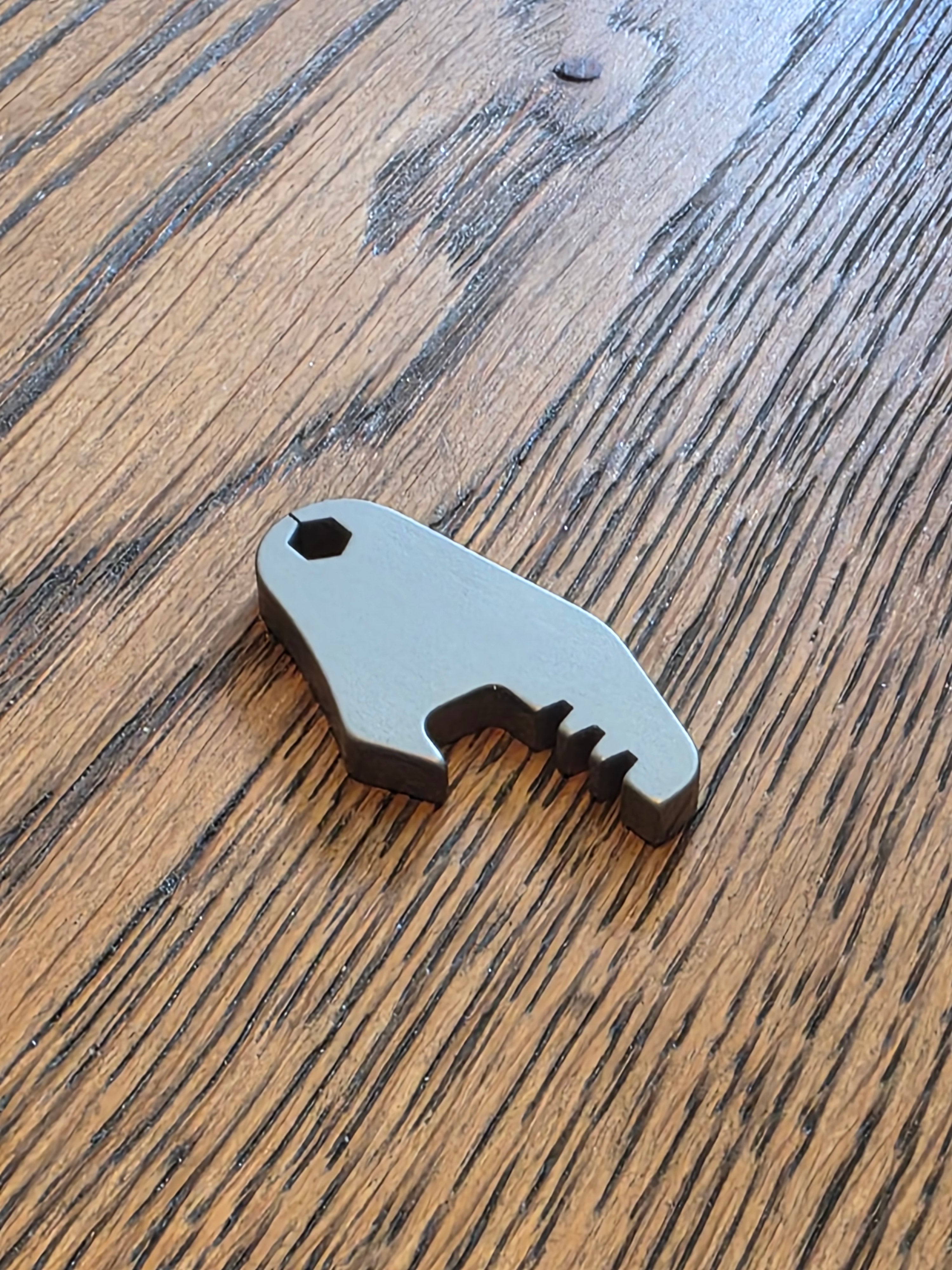 Custom Titanium Mini Bottle Opener