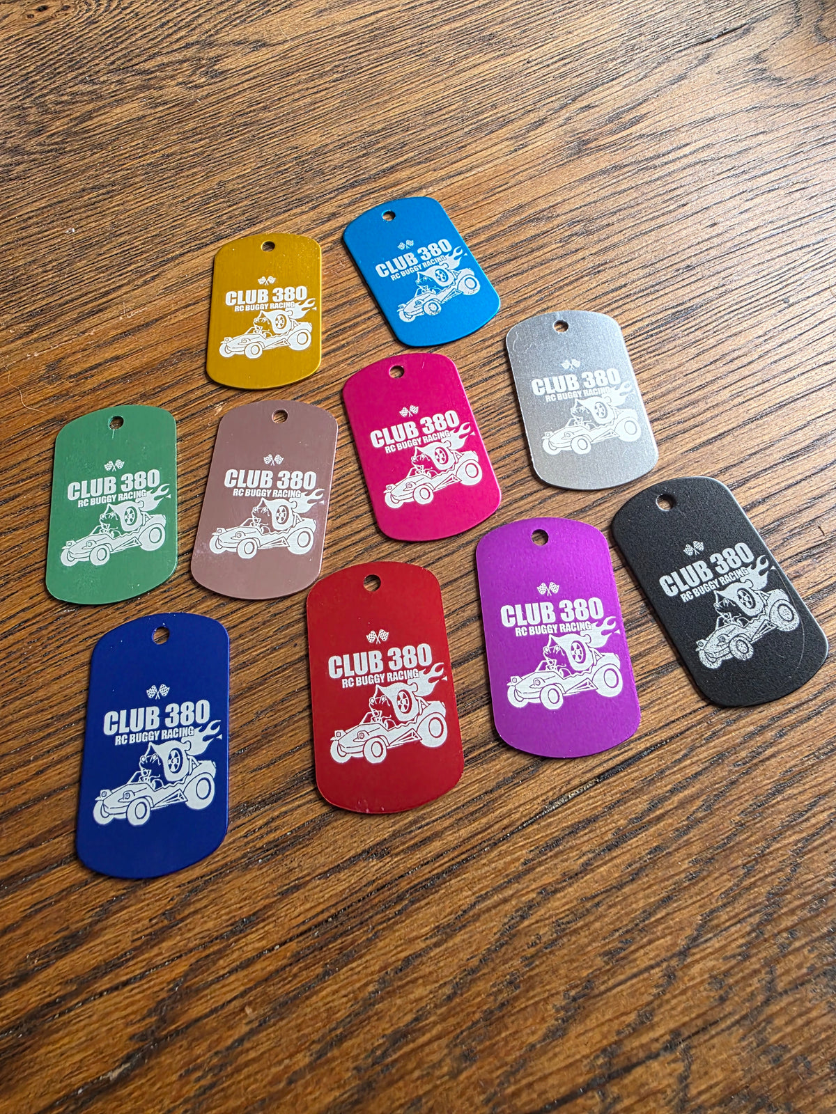 Club 380 Dog Tag - Necklace or keyrings