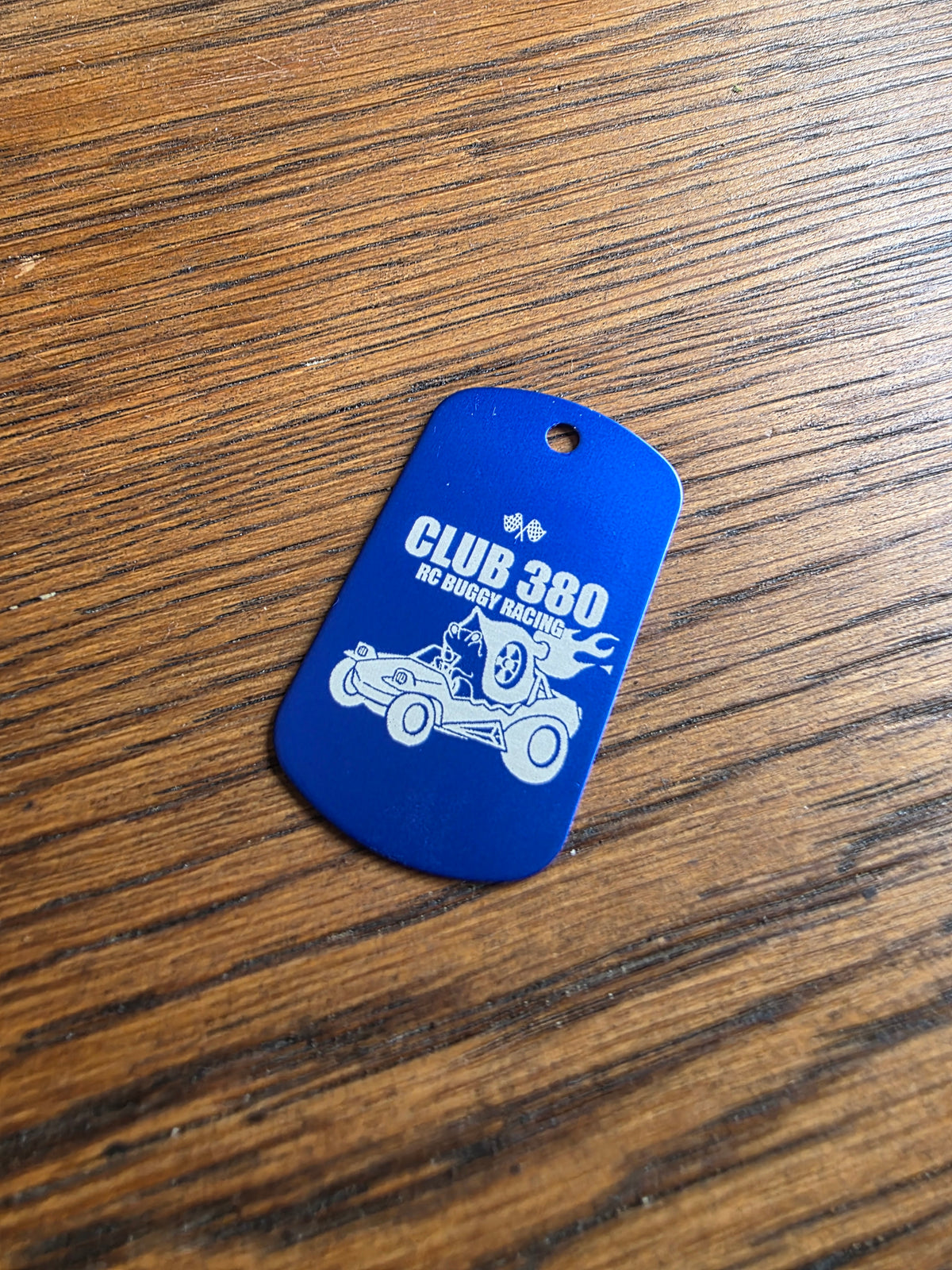 Club 380 Dog Tag - Necklace or keyrings